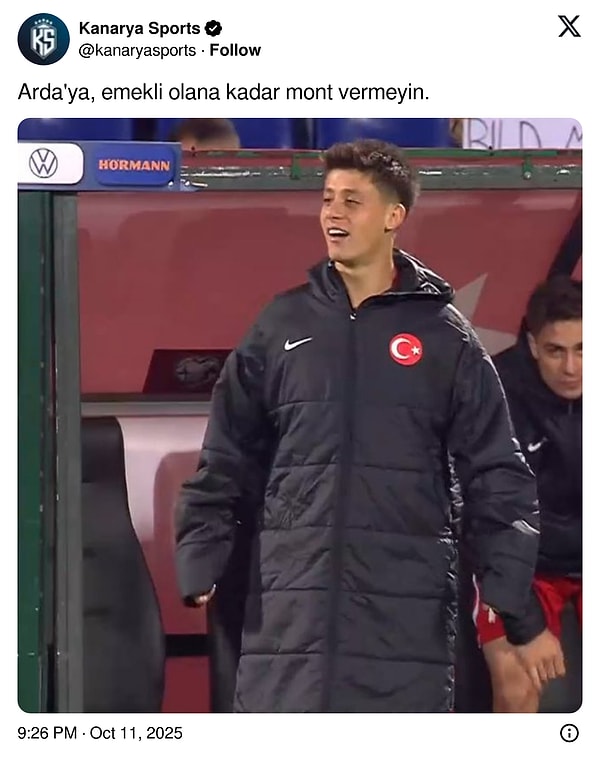 Arda Gülerin Bulgaristan Maçında Giydiği Mont Dünya Basında Çılgın Gülümsedi: Viral Oldu!
