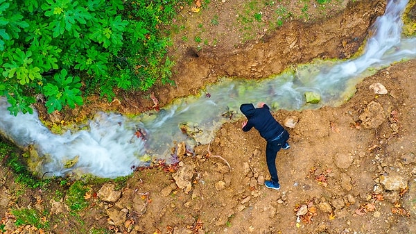 Balıkesir Sındırgı’da Deprem Sonrası Canlanan Su Kaynağı