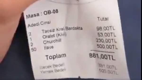 Bin Liranın Altındaki Siparişlere 500 TL Eklendi