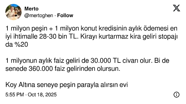 Bir Kadın: 1+1 Ev Alıp Kiraya Vermek Mantıklı mı?
