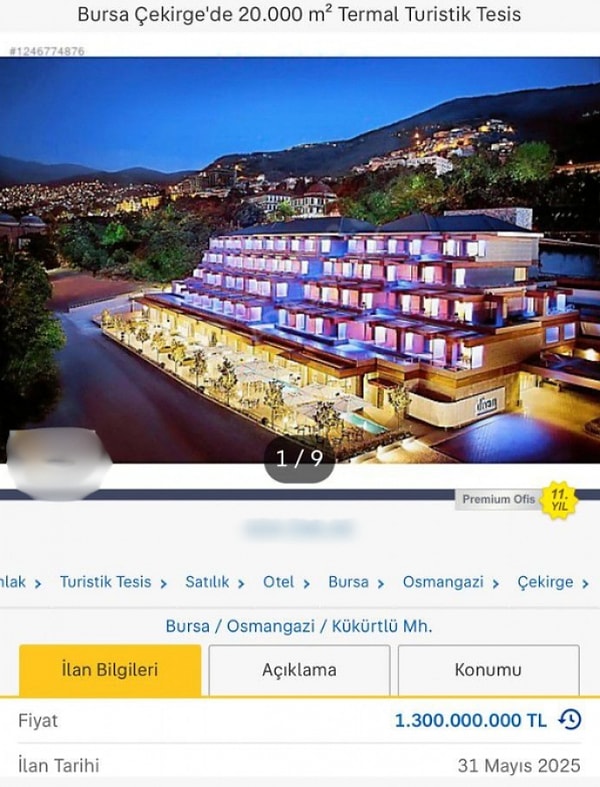 Bursa’daki Meşhur Otel Fiyatlarında Değişim: Zam Yükseldi