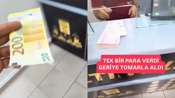 Gurbetçinin 200 Euro’si: Döviz Bürosunda Türk Lirası