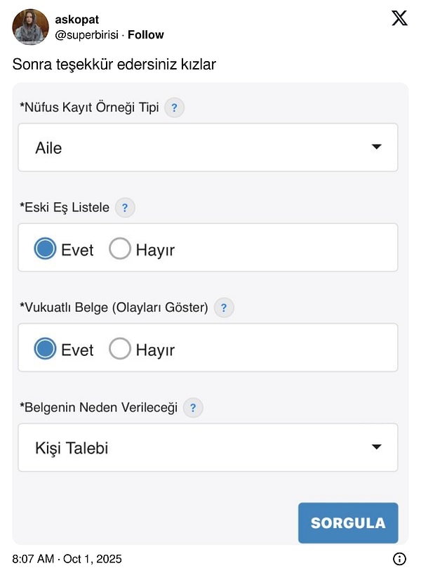 İlk Buluşmada Adli Sicil Kaydı Gösteren Vatandaş Viral Oldu: Komik ve Şok Edici Anlık Paylaşım
