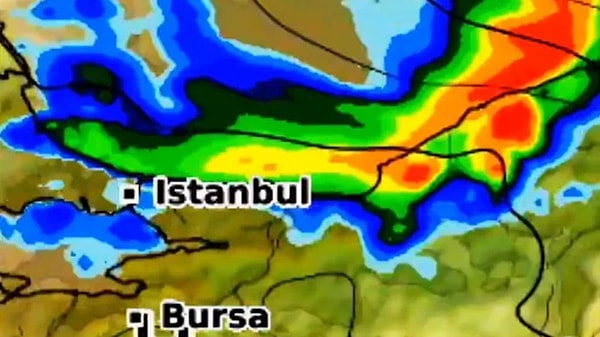 İstanbul’a Yağış: Aşağı Seviye Jet Akımı Uyarısı