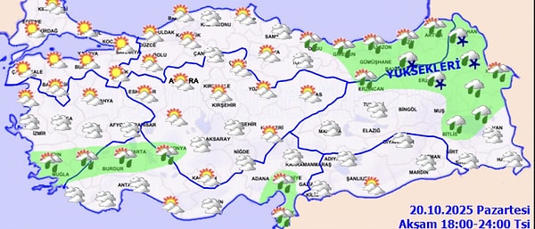 Kar Uyarısı: 6 İlde Sarı Kodlu Bildirim