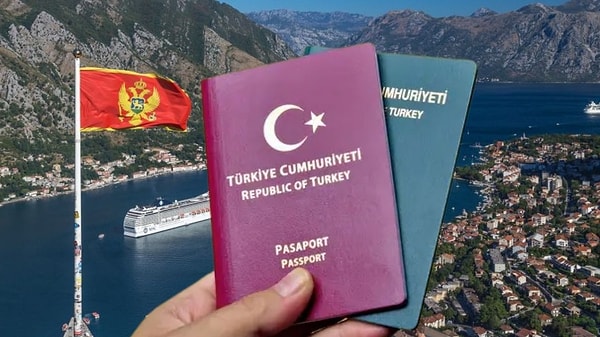 Karadağa Giden Türkler Artık Vize Alacak