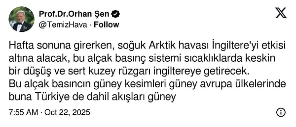 Meteoroloji Uzmanı Özeti: Sıcaklık 30°C'ye Kadar Yükseliş Bekleniyor