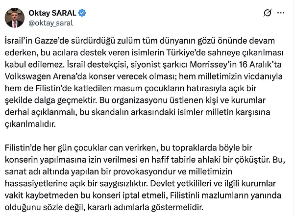 Morrissey’in İsrail Bayrağı Provokasyonu Türkiye Konserlerini Tartışmalı Kıldı