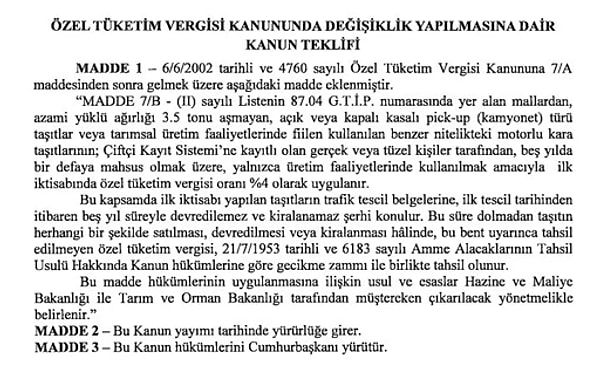 ÖTV İndirimine Taslak: Oran 50'den 4'e Düşebilir