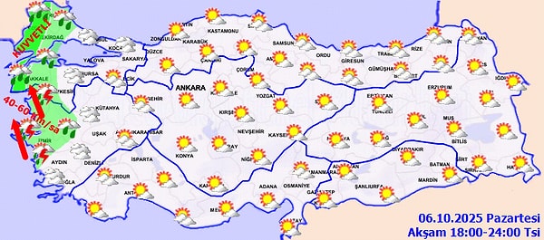 Sağanak Yağış Başlangıç Saatini Açıkladı