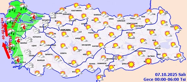 Sağanak Yağış Başlangıç Saatini Açıkladı