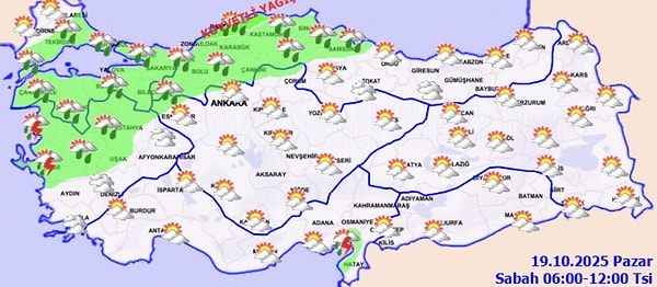 Sıcaklık 5 Derece Düşecek: Sağanak Yağış İçin Saat Verildi