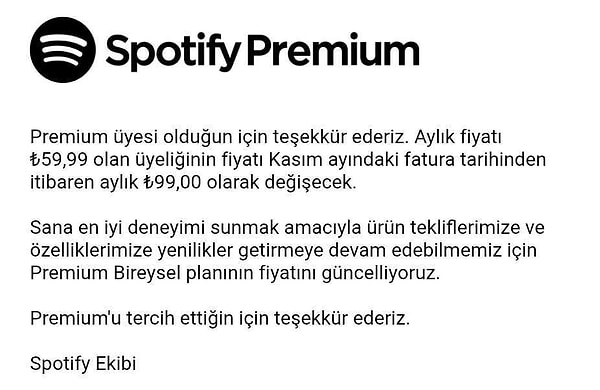 Spotify’a Zam Geldi: Korktuğumuz Başımıza Geldi