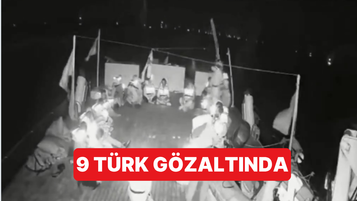 Sumud Felsefesinde İsrail’in Ele Geçirdiği 3 Gemiyle 9 Türk Gözaltı