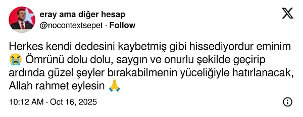 Yaşamını Yitiren Yabancı Damat’ın Memik Dedesi Arif Erkin Güzelbeyoğlu Sevenlerini Üzüntüye Boğdu: Vefat Haberi