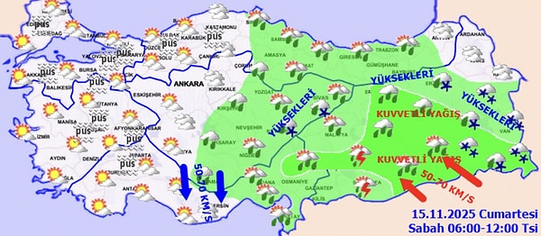 17 İle Sarı Kod Uyarısı Saat Verdi: Meteoroloji Detayı