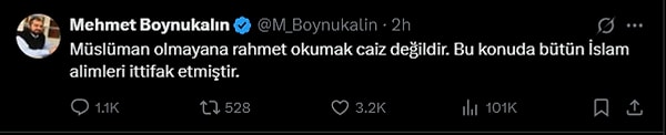 Atatürk Hakkında Skandal Paylaşım: Eski Baş İmam Mehmet Boynukalın’dan Yorum