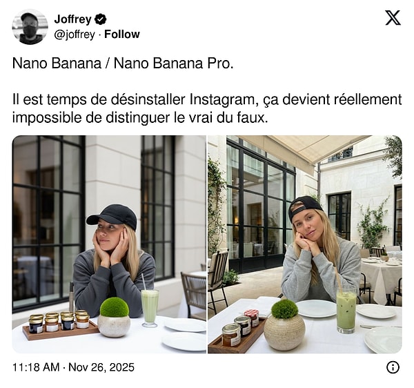 Dünya Çapında Viral Olan Kadın İçin Yapay Zeka Nano Banana Pro ile Yapılan Şaşırtıcı Deney
