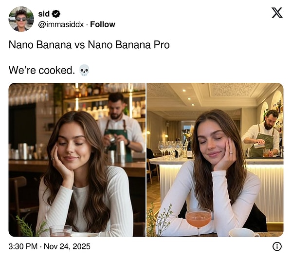 Dünya Çapında Viral Olan Kadın İçin Yapay Zeka Nano Banana Pro ile Yapılan Şaşırtıcı Deney