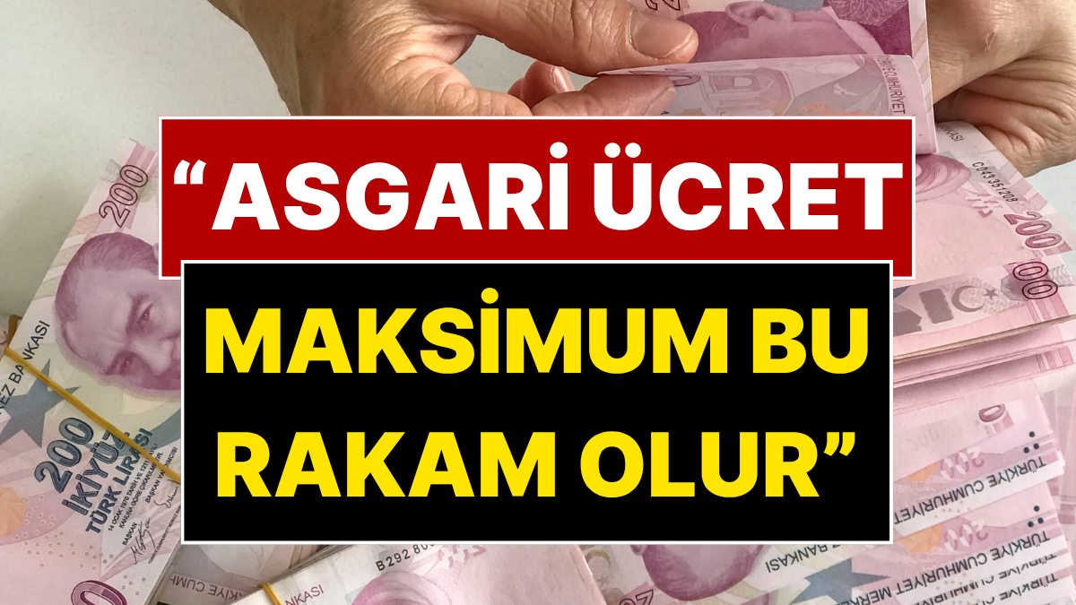 Ekonomist Açıklaması: Asgari Ücret İçin Maks. Oran