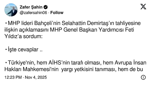 Feti Yıldız’dan Selahattin Demirtaş Açıklaması: Tahliye Kararı Yolda