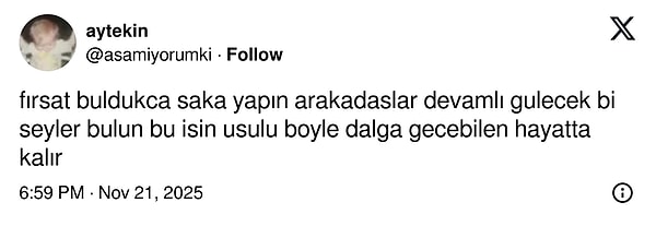 Gece Yarısı Ortaya Çıkan Araştırmacı Kişiliğin İçindeki Hızlı Yolculuk: Kasım’a Kendini Bırakan Son 24 Saatin Viral Tweetleri