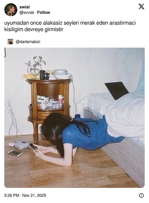 Gece Yarısı Ortaya Çıkan Araştırmacı Kişiliğin İçindeki Hızlı Yolculuk: Kasım’a Kendini Bırakan Son 24 Saatin Viral Tweetleri