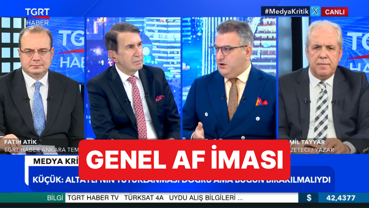 Genel Af: Herkesi Kapsayan Şekilde Olmalı