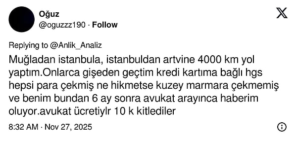 HGS Gişelerinde Sistem Arızası: Borç 16 Lira Yerine 30 Bin TL