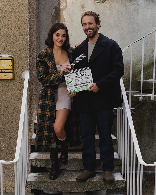 İki Dünya Bir Dilek: Hande Erçel ve Metin Akdülger'in Başrolde Olduğu İlk Tanıtım Yayında