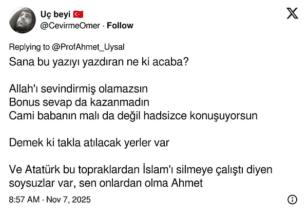 İstanbul Üniversitesi Profesörü Skandal 10 Kasım Paylaşımı: Tepkiler Üzerine Sildi