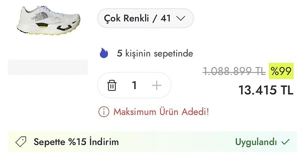 Kasım İndirimi Mi? Ayakkabı Fiyatını 1 Milyon TL’ye Çıkarmak