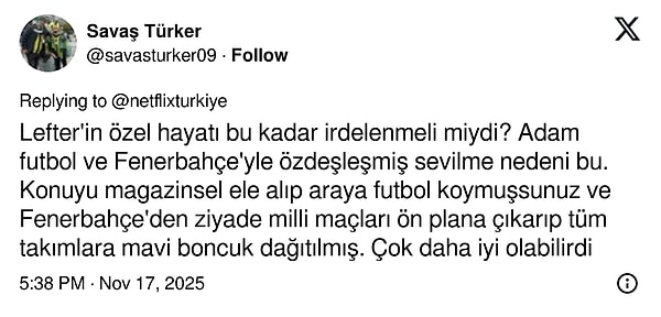 Lefter’in Futbol Gecesi: Netflix’te Yayınlanan Filmi İzleyiciyi İkiye Böldü