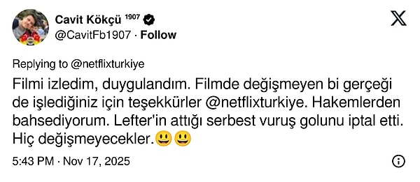 Lefter’in Futbol Gecesi: Netflix’te Yayınlanan Filmi İzleyiciyi İkiye Böldü