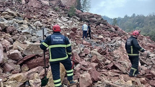 Orduda Taş Ocağı Şantiyesinde Göçük Meydana Geldi - Detaylı Haber