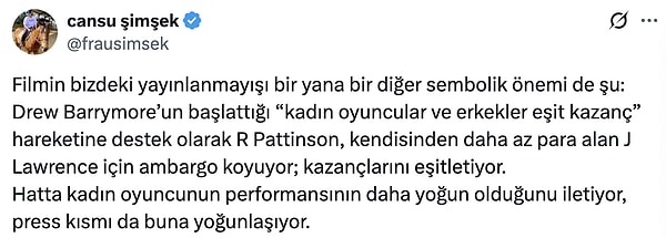 Robert Pattinson ve Jennifer Lawrence’ın Die, My Love Filminin Türkiye’de Vizyona Girmemesi Çok Konuşuldu