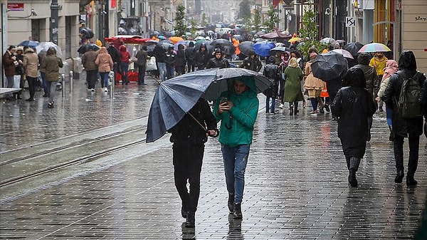 Saat Verildi: 13 Kentte Sağanak Yağış Uyarısı