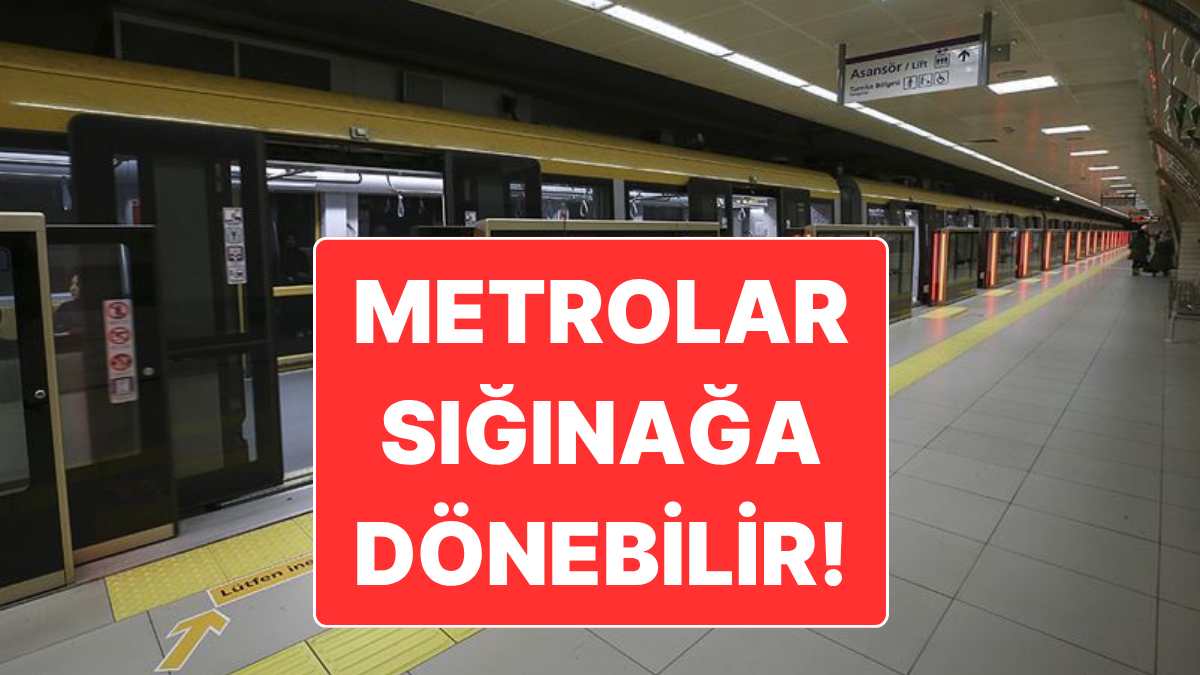 Sığınak Yönetmeliği Güncellenip Olağanüstü Hallerde Metro Tünelleri İçin Milyonlarca İnsan Kapasitesi