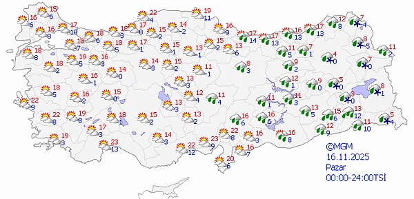 Türkiye'ye Hafta Sonu Yoğun Kar Yağışı: 8 İl İçin Kar Uyarısı