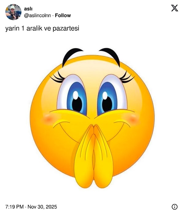 1 Aralık Pazartesiye Denk Gelince Yeni Başlangıç Zamanı: Mizahşörlerin Gülümseten Yorumlarıyla Gününüz Şakacı Bir Şeye Dönüşüyor!
