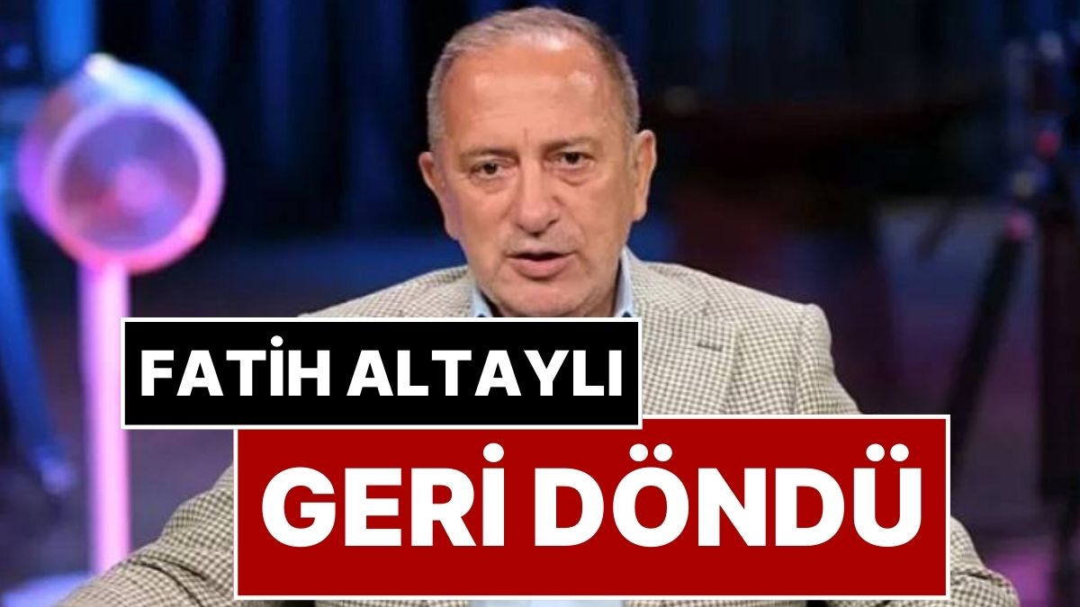 Fatih Altaylı Geri Döndü: Gazetecinin Hapis Cezasıyla Dönüşü